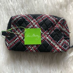 NEW Vera Bradley Medium Cosmetic Minsk Plaid